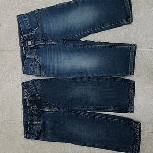 2 pairs Baby Gap lined jeans